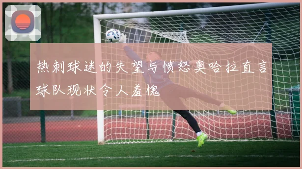 热刺球迷的失望与愤怒奥哈拉直言球队现状令人羞愧